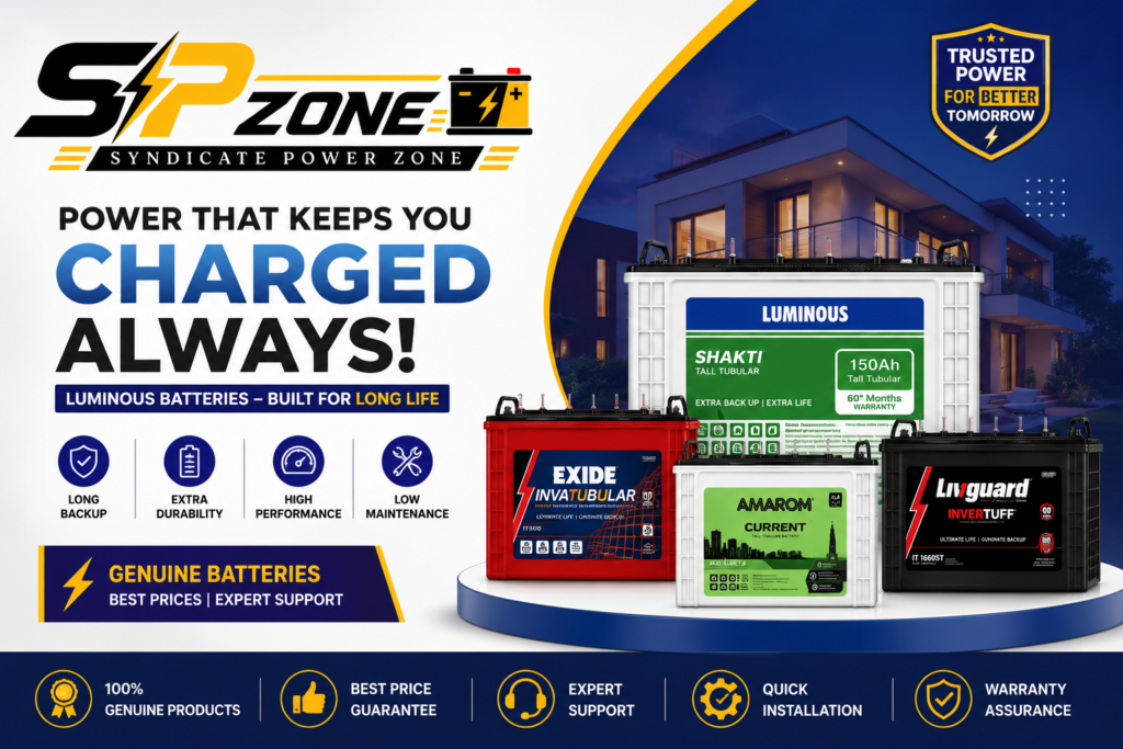 Luminous Battery Dealer in Kurnool