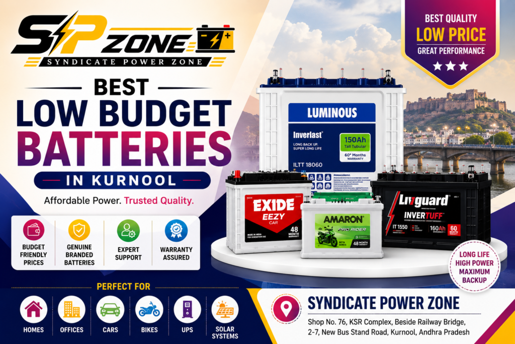 Inverter Battery Shop Kurnool